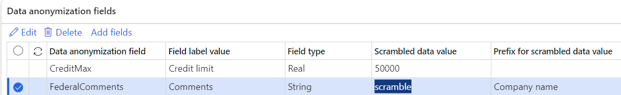 populate fields